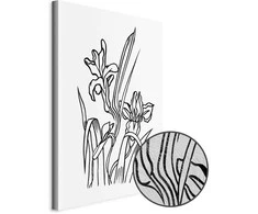 Artgeist Paveikslas - Love Irises (1 Part) Vertical