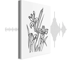 Artgeist Paveikslas - Love Irises (1 Part) Vertical