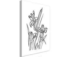 Artgeist Paveikslas - Love Irises (1 Part) Vertical