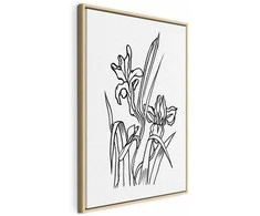 Artgeist Paveikslas - Love Irises (1 Part) Vertical