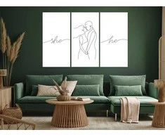 Artgeist Paveikslas - Love Triptych (3 Parts)