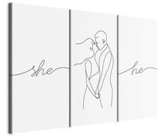 Artgeist Paveikslas - Love Triptych (3 Parts)