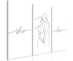 Artgeist Paveikslas - Love Triptych (3 Parts)