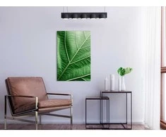 Artgeist Paveikslas - Malachite Leaf (1 Part) Vertical