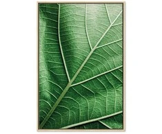 Artgeist Paveikslas - Malachite Leaf (1 Part) Vertical
