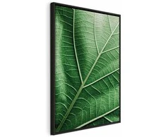 Artgeist Paveikslas - Malachite Leaf (1 Part) Vertical