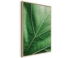 Artgeist Paveikslas - Malachite Leaf (1 Part) Vertical