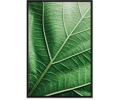 Artgeist Paveikslas - Malachite Leaf (1 Part) Vertical