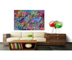 Artgeist Paveikslas - Map: Jackson Pollock inspiration