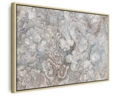 Artgeist Paveikslas - Marble flowers – natural stone structure in pastel colours