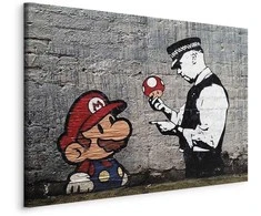 Artgeist Paveikslas - Mario and Cop by Banksy