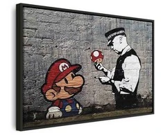 Artgeist Paveikslas - Mario and Cop by Banksy
