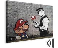 Artgeist Paveikslas - Mario and Cop by Banksy