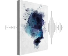 Artgeist Paveikslas - Mėlyna Memory (1 Part) Vertical