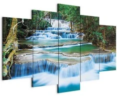 Artgeist Paveikslas - Mėlyna Waterfall in Kanchanaburi, Thailand