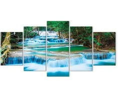 Artgeist Paveikslas - Mėlyna Waterfall in Kanchanaburi, Thailand