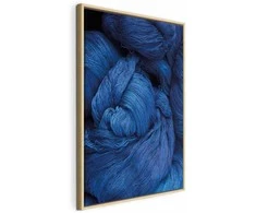Artgeist Paveikslas - Mėlyna Worsted (1 Part) Vertical
