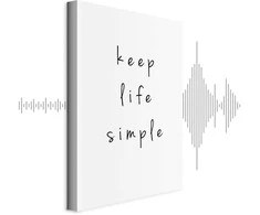 Artgeist Paveikslas - Message (1-part) - English Text in Motivational Tone