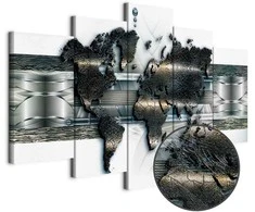 Artgeist Paveikslas - Metal World Map