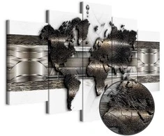 Artgeist Paveikslas - Metal World Map II