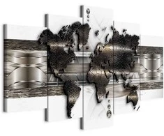 Artgeist Paveikslas - Metal World Map II