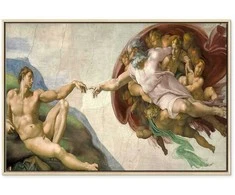 Artgeist Paveikslas - Michelangelo – The Creation of Adam II