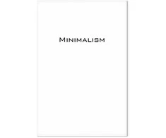 Artgeist Paveikslas - Minimalism (1 Part) Vertical