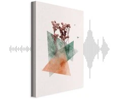 Artgeist Paveikslas - Modernist Flower (1 Part) Vertical