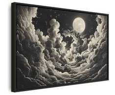 Artgeist Paveikslas - Moon and Stars Singing Among the Great Clouds