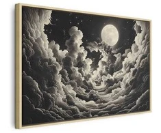 Artgeist Paveikslas - Moon and Stars Singing Among the Great Clouds
