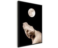 Artgeist Paveikslas - Moon and Statue (1 Part) Vertical