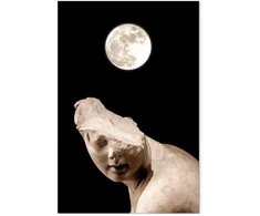 Artgeist Paveikslas - Moon and Statue (1 Part) Vertical