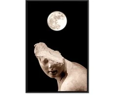 Artgeist Paveikslas - Moon and Statue (1 Part) Vertical