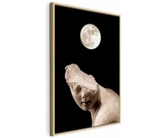 Artgeist Paveikslas - Moon and Statue (1 Part) Vertical
