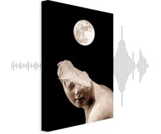 Artgeist Paveikslas - Moon and Statue (1 Part) Vertical