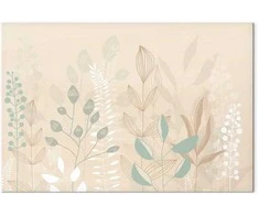 Artgeist Paveikslas - Morning in the Meadow - Various Pastel Plants on a rusvai gelsvas Background