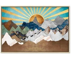 Artgeist Paveikslas - Morning in the Mountains (1 Part) Wide