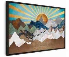 Artgeist Paveikslas - Morning in the Mountains (1 Part) Wide