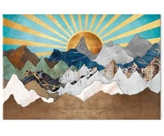 Artgeist Paveikslas - Morning in the Mountains (1 Part) Wide