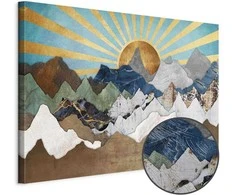 Artgeist Paveikslas - Morning in the Mountains (1 Part) Wide