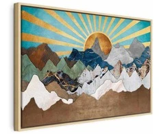 Artgeist Paveikslas - Morning in the Mountains (1 Part) Wide