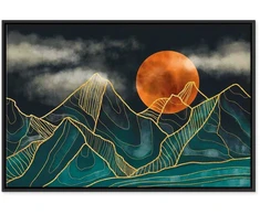 Artgeist Paveikslas - Mountain Calm (1 Part) Wide