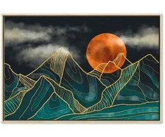 Artgeist Paveikslas - Mountain Calm (1 Part) Wide