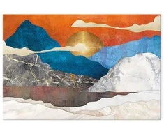 Artgeist Paveikslas - Mountain Idyll (1 Part) Wide