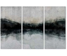 Artgeist Paveikslas - Mountain Surface of the Lake (3 Parts)