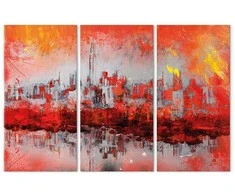 Artgeist Paveikslas - New York Sunset (3 Parts)