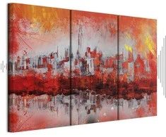 Artgeist Paveikslas - New York Sunset (3 Parts)