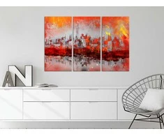 Artgeist Paveikslas - New York Sunset (3 Parts)