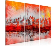 Artgeist Paveikslas - New York Sunset (3 Parts)