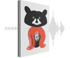 Artgeist Paveikslas - Nice Mr. Raccoon (1 Part) Vertical